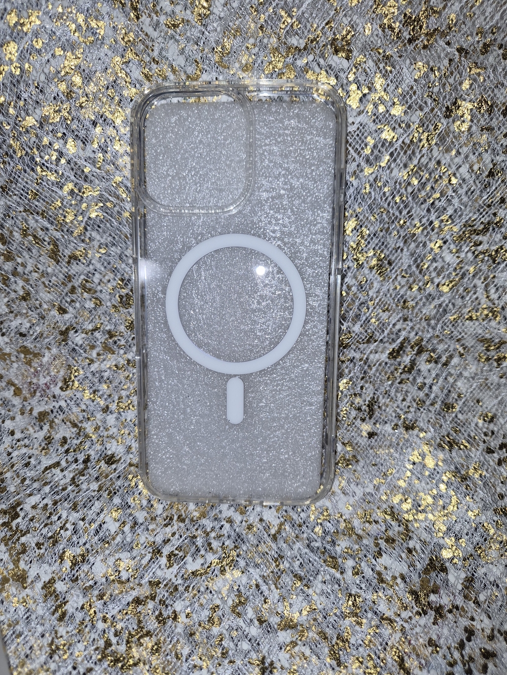 Clear Glitter MagSafe-Compatible Phone Case - Clear - Picture 1 of 5